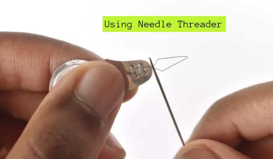 How To Thread An Embroidery Needle With A Threader