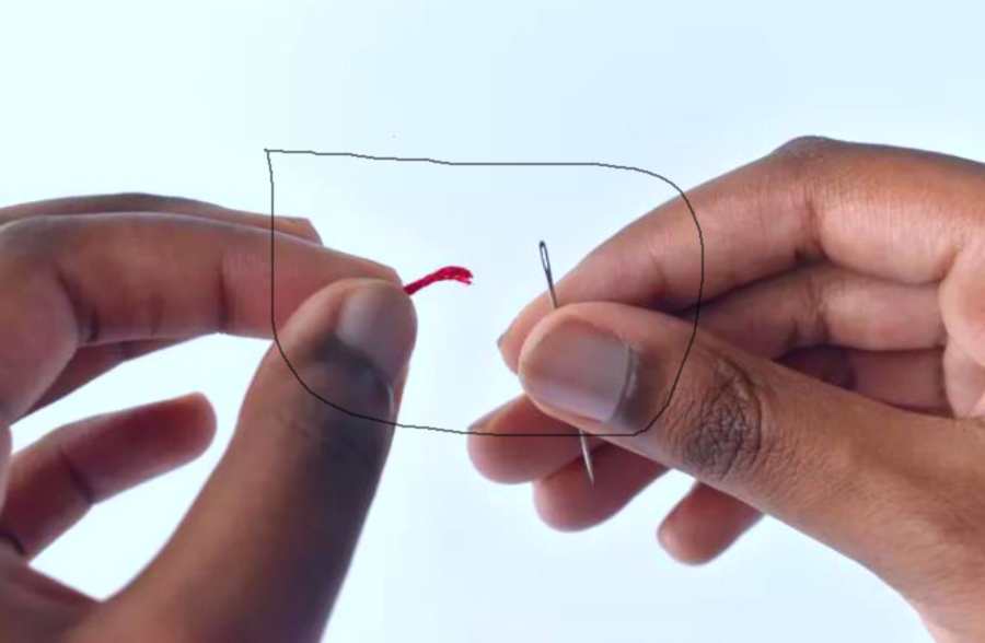 How To Thread An Embroidery Needle Without A Needle Threader