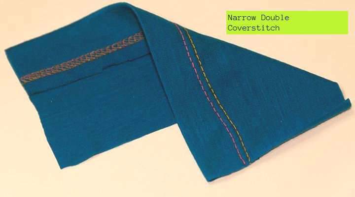 narrow Double Coverstitch