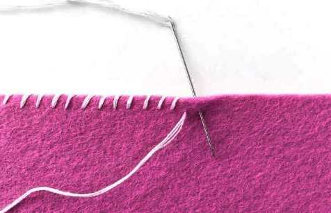 How to Hand-Sew With Overcast Stitch