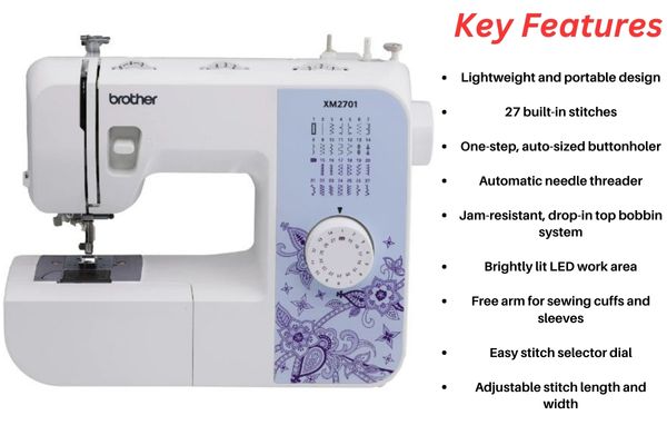 Brother XM2701 Sewing Machine ( Best Cheap Sewing Machine )