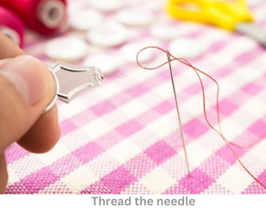 How To Sew A Hole with needle