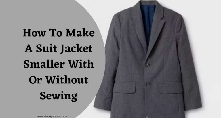 Sew Hacks: How To Make A Suit Jacket Smaller In 10 Minutes!